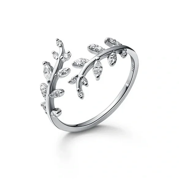 Leaf Wrap Ring - Picture 2 of 6